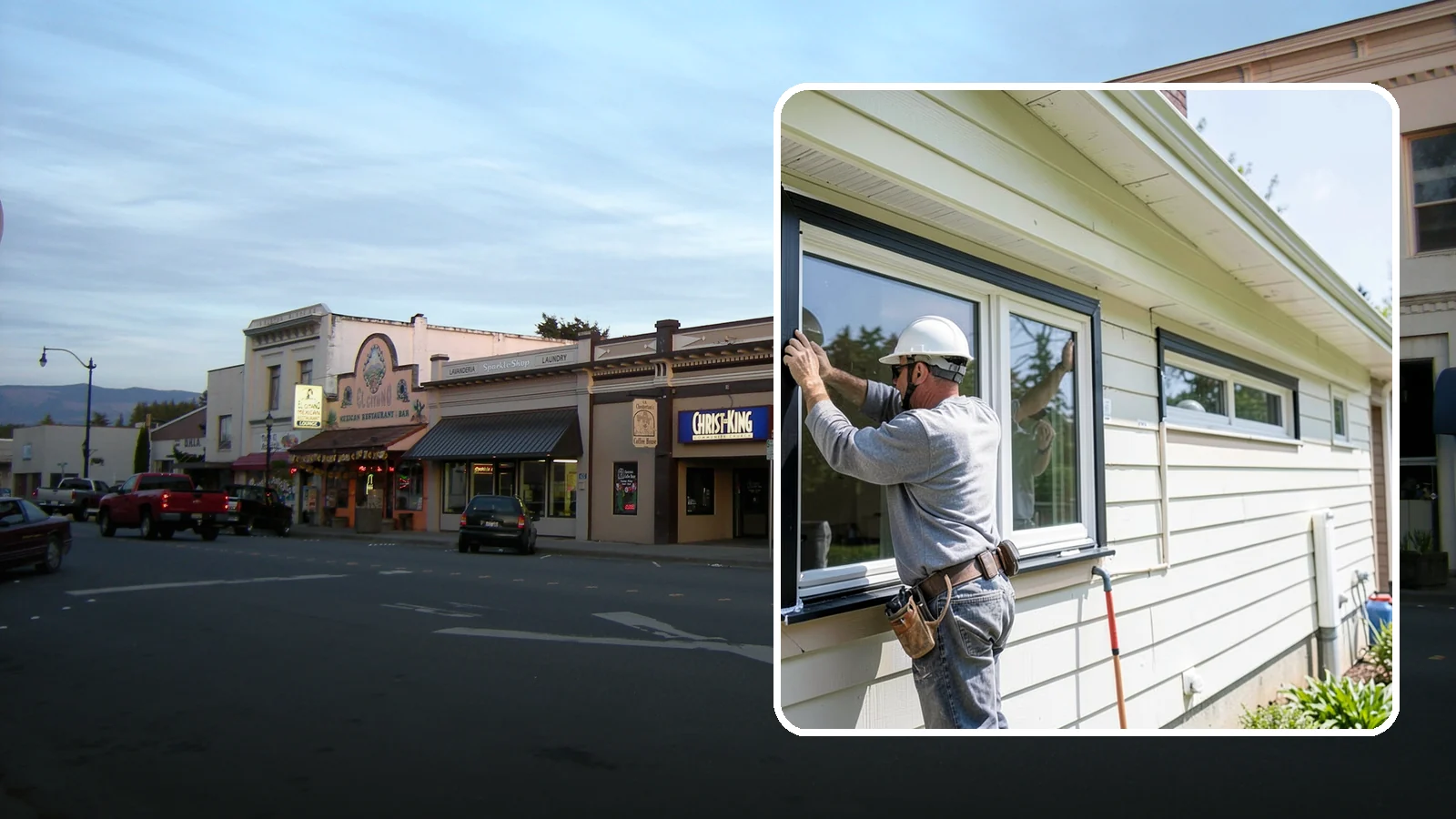 Window Flashing Installation in Burlington, Skagit County, WA - Installing or correcting window flashing to keep wind-driven Puget Sound rain from reaching your walls.