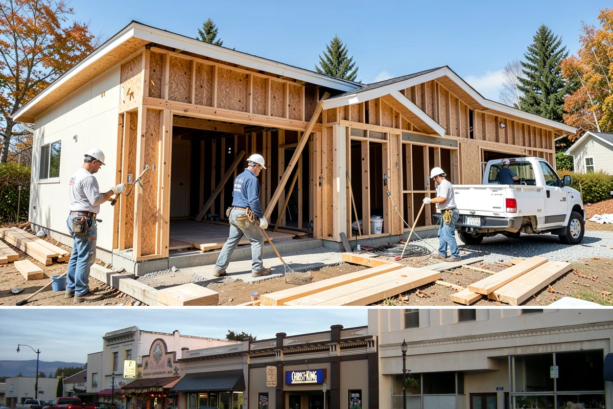 Window Flashing Installation in Burlington, Skagit County, WA - Flashing work is best performed in dry conditions so the wall assembly stays sound while it's opened up.