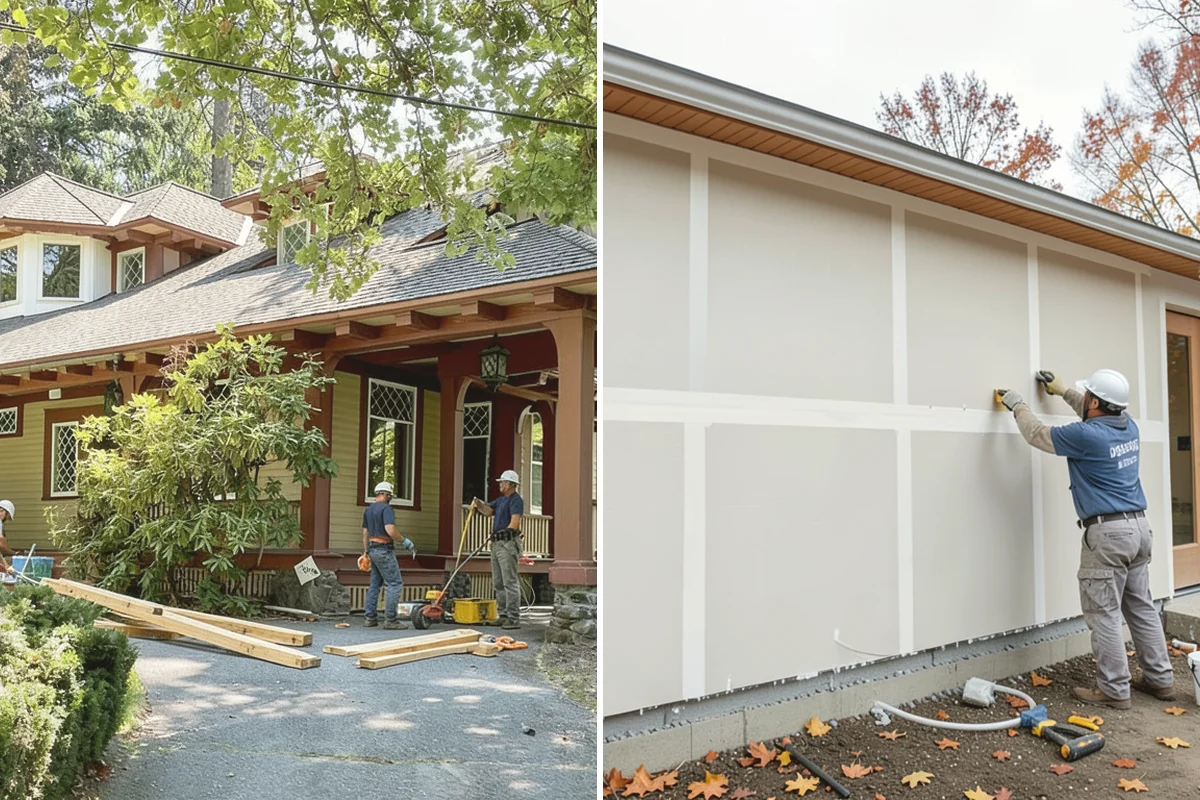 Window Flashing Installation in Carnation, King County, WA - Expose the window perimeter and assess existing flashing