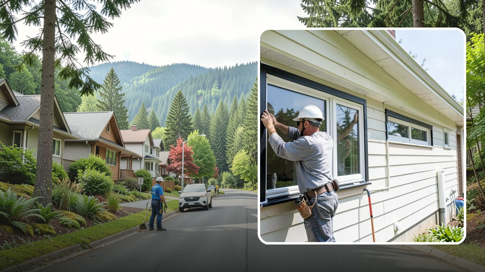 Window Flashing Installation in Darrington, Snohomish County, WA - Installing or correcting window flashing to keep wind-driven Puget Sound rain from reaching your walls.