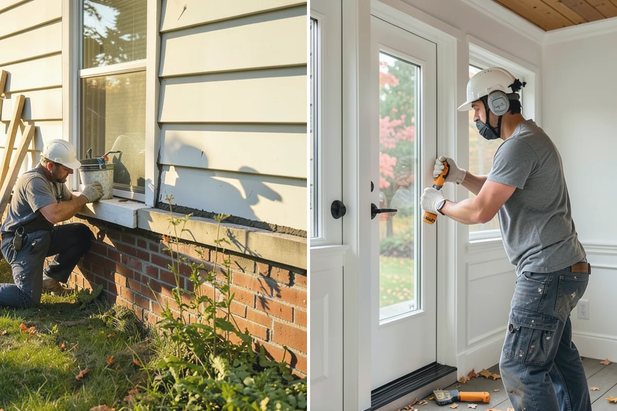 Window Flashing Installation in Des Moines, King County, WA - Expose the window perimeter and assess existing flashing
