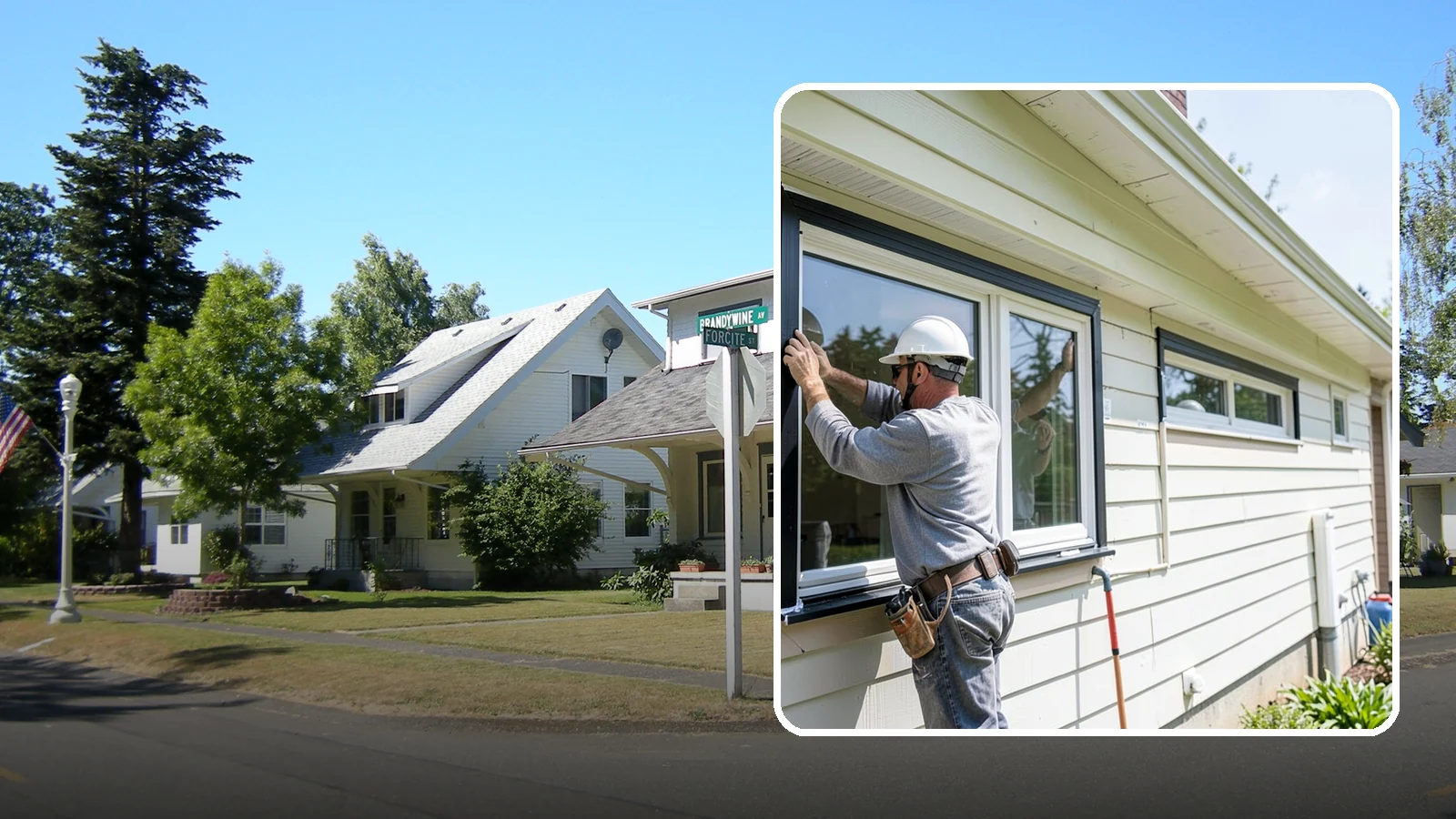 Window Flashing Installation in DuPont, Pierce County, WA - Installing or correcting window flashing to keep wind-driven Puget Sound rain from reaching your walls.