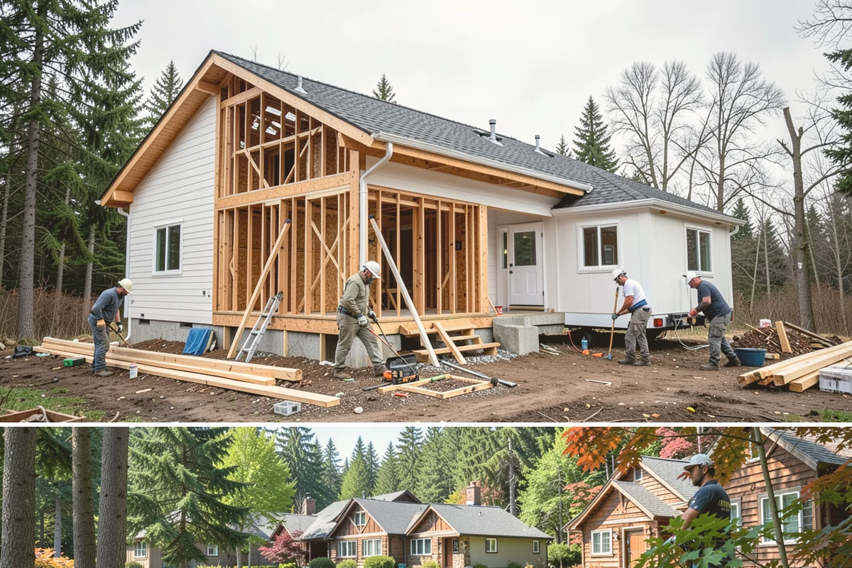 Window Flashing Installation in Edgewood, Pierce County, WA - Flashing work is best performed in dry conditions so the wall assembly stays sound while it's opened up.