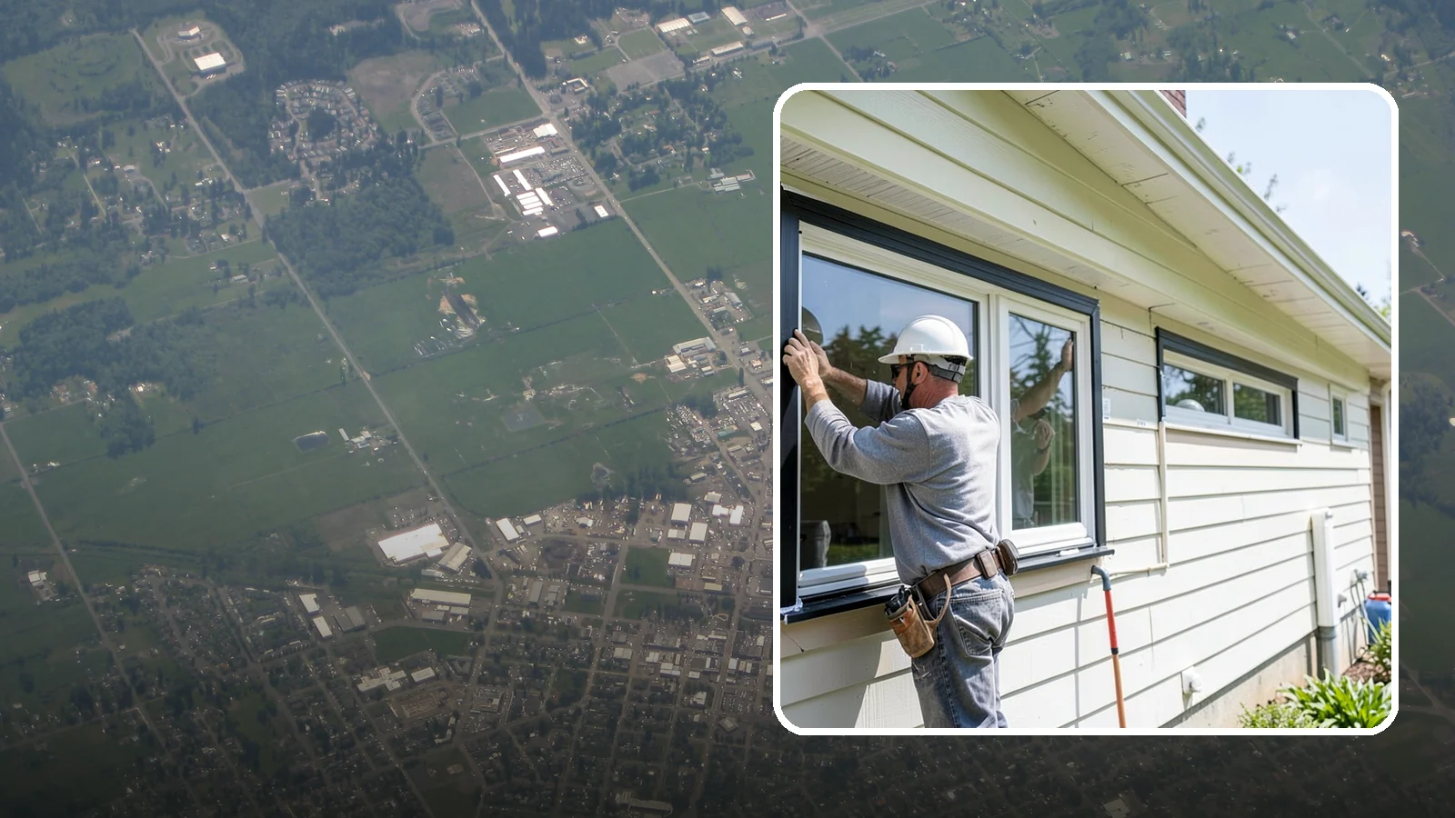 Window Flashing Installation in Enumclaw, King County, WA - Installing or correcting window flashing to keep wind-driven Puget Sound rain from reaching your walls.