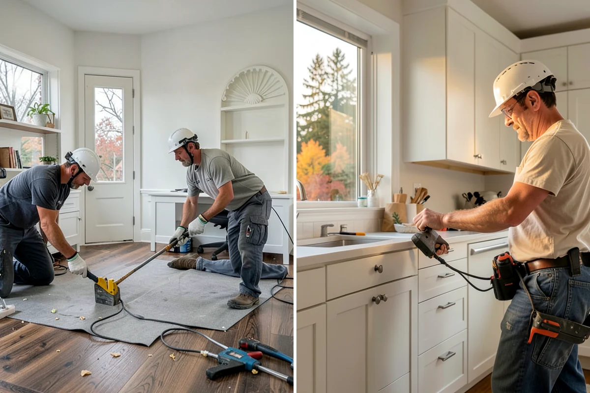 Window Flashing Installation in Federal Way, King County, WA - Expose the window perimeter and assess existing flashing