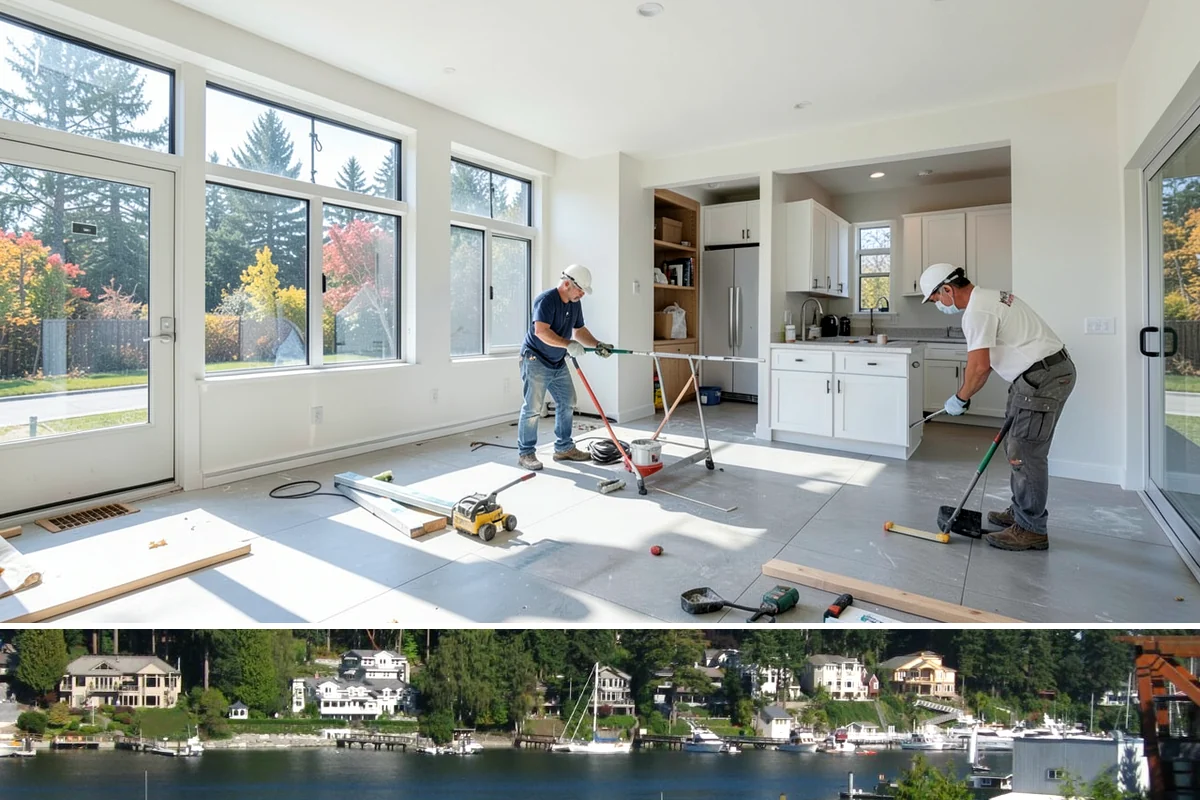 Window Flashing Installation in Gig Harbor, Pierce County, WA - Flashing work is best performed in dry conditions so the wall assembly stays sound while it's opened up.