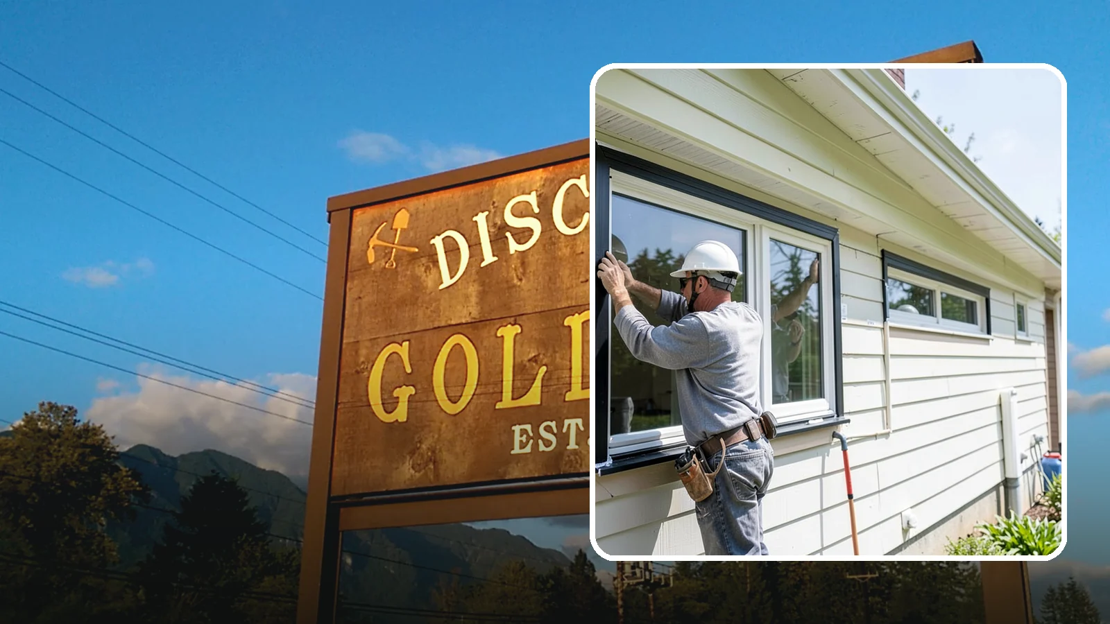 Window Flashing Installation in Gold Bar, Snohomish County, WA - Installing or correcting window flashing to keep wind-driven Puget Sound rain from reaching your walls.