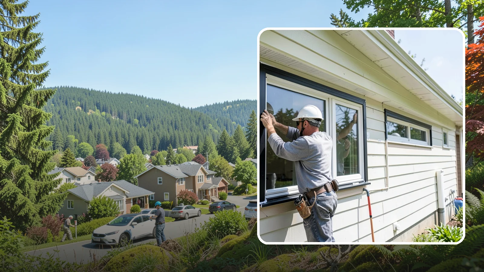 Window Flashing Installation in Index, Snohomish County, WA - Installing or correcting window flashing to keep wind-driven Puget Sound rain from reaching your walls.