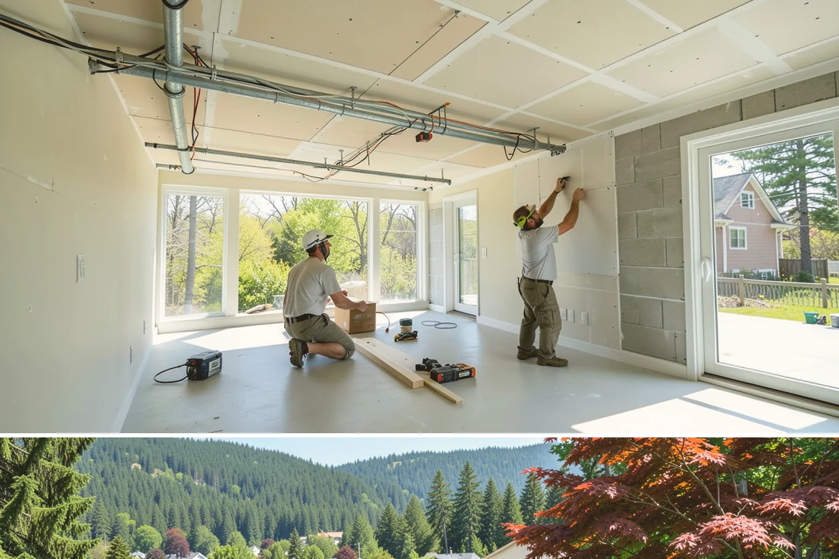 Window Flashing Installation in Index, Snohomish County, WA - Flashing work is best performed in dry conditions so the wall assembly stays sound while it's opened up.