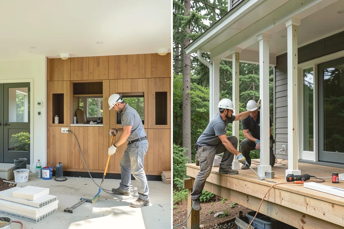 Window Flashing Installation in Issaquah, King County, WA - Expose the window perimeter and assess existing flashing