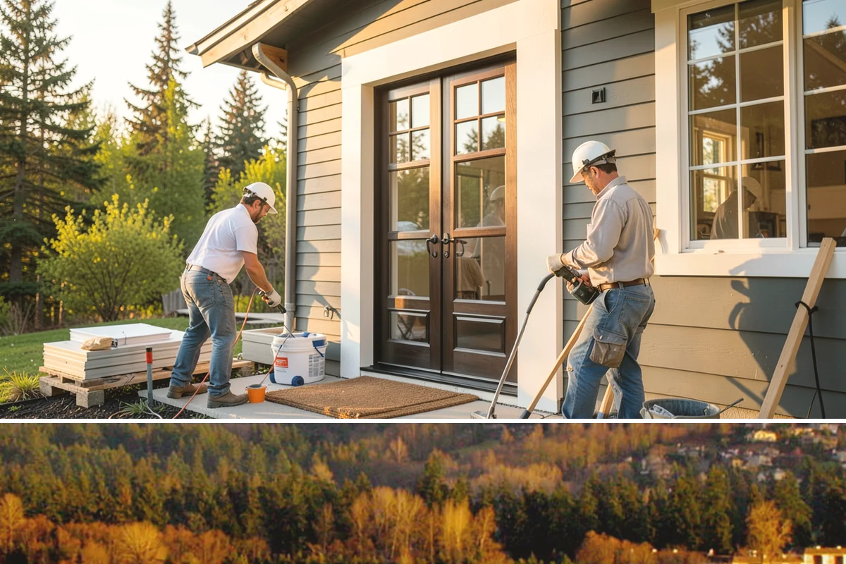 Window Flashing Installation in Kenmore, King County, WA - Flashing work is best performed in dry conditions so the wall assembly stays sound while it's opened up.