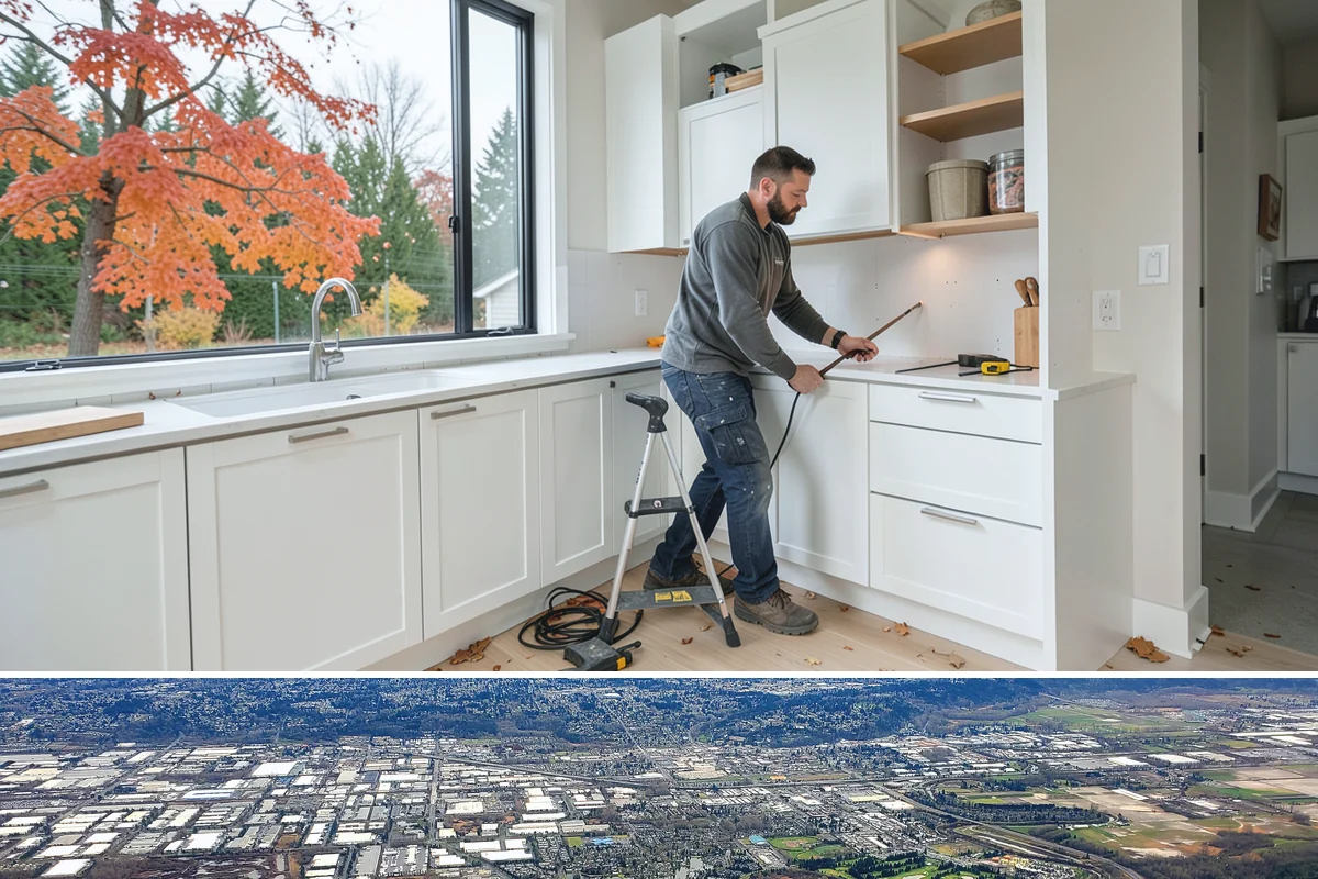Window Flashing Installation in Kent, King County, WA - Flashing work is best performed in dry conditions so the wall assembly stays sound while it's opened up.
