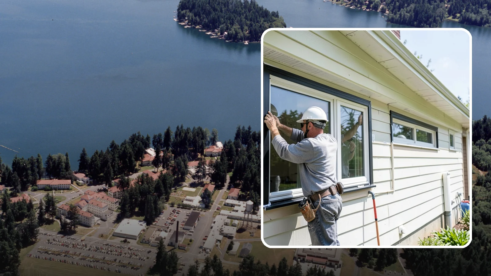 Window Flashing Installation in Lakewood, Pierce County, WA - Installing or correcting window flashing to keep wind-driven Puget Sound rain from reaching your walls.