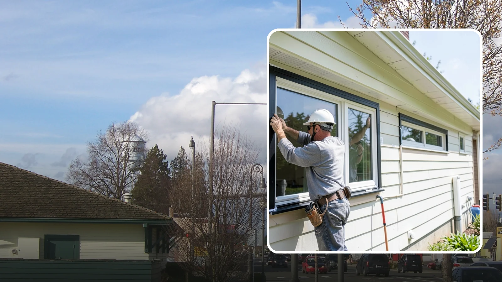 Window Flashing Installation in Marysville, Snohomish County, WA - Installing or correcting window flashing to keep wind-driven Puget Sound rain from reaching your walls.