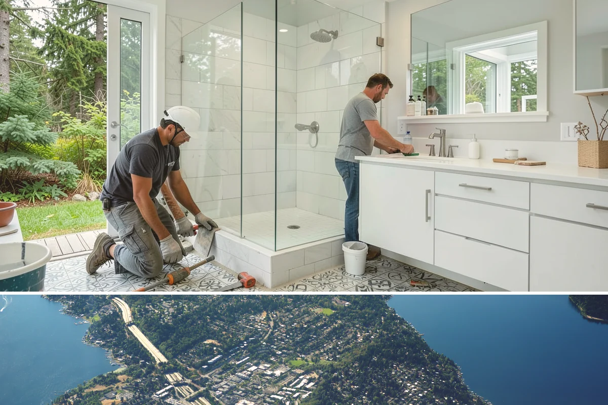 Window Flashing Installation in Mercer Island, King County, WA - Flashing work is best performed in dry conditions so the wall assembly stays sound while it's opened up.