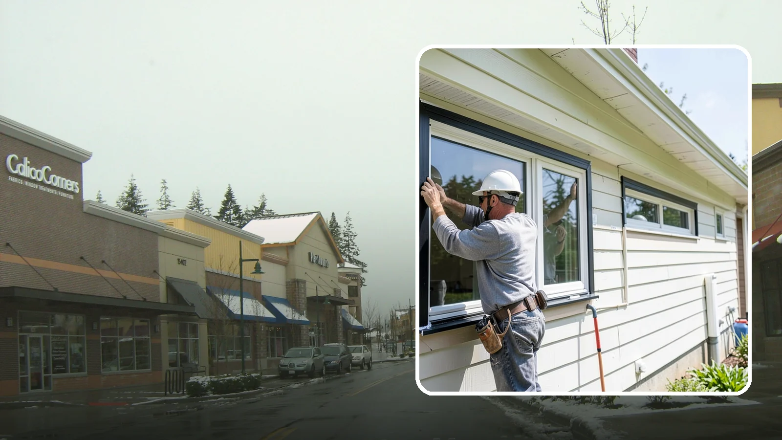 Window Flashing Installation in Mill Creek, Snohomish County, WA - Installing or correcting window flashing to keep wind-driven Puget Sound rain from reaching your walls.