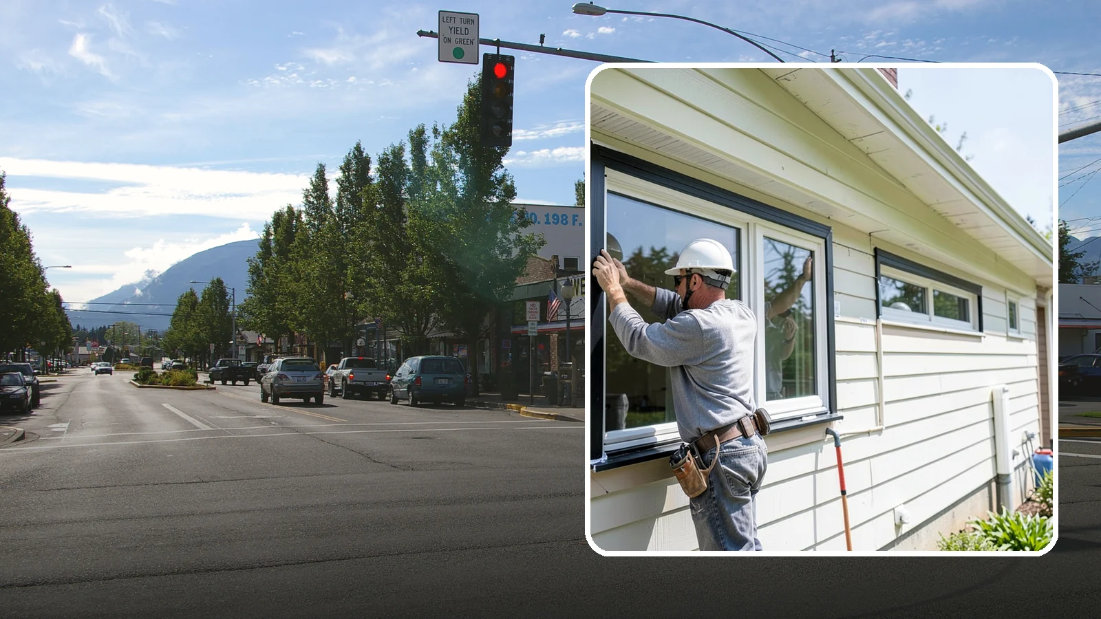Window Flashing Installation in North Bend, King County, WA - Installing or correcting window flashing to keep wind-driven Puget Sound rain from reaching your walls.