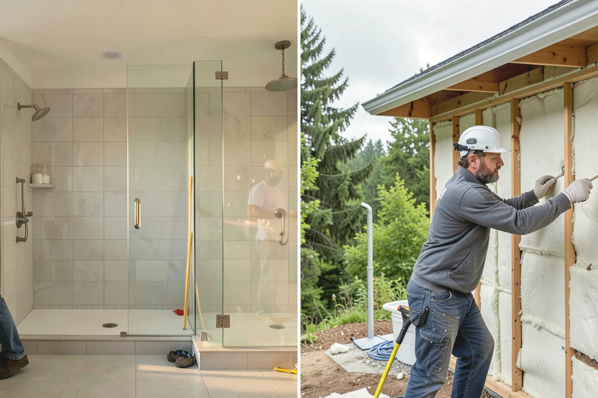 Window Flashing Installation in North Bend, King County, WA - Expose the window perimeter and assess existing flashing