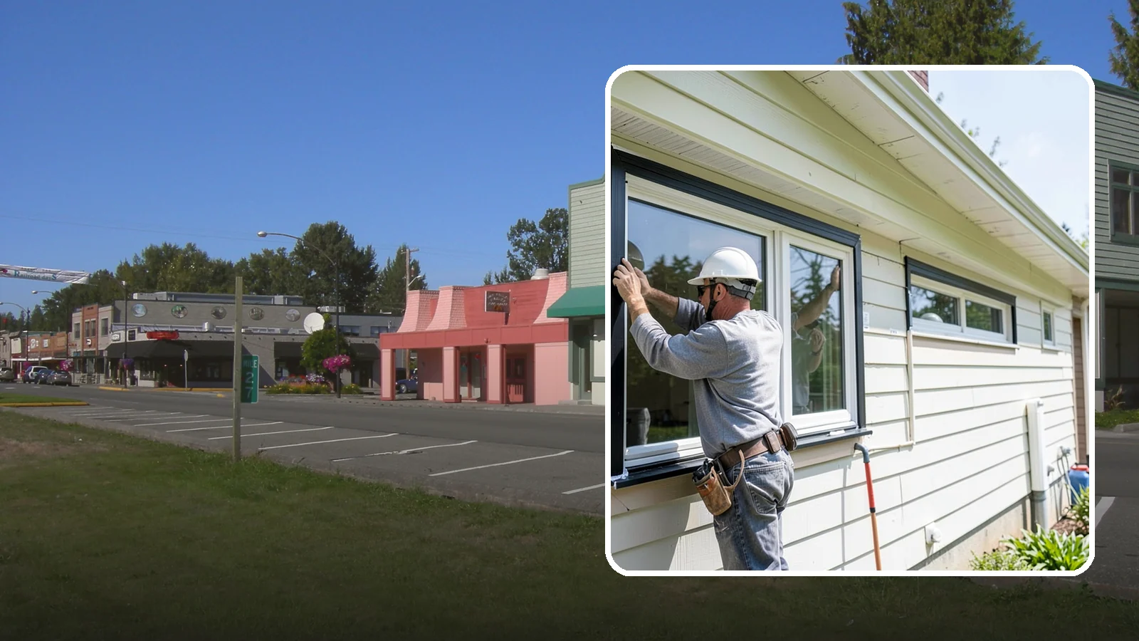 Window Flashing Installation in Snoqualmie, King County, WA - Installing or correcting window flashing to keep wind-driven Puget Sound rain from reaching your walls.