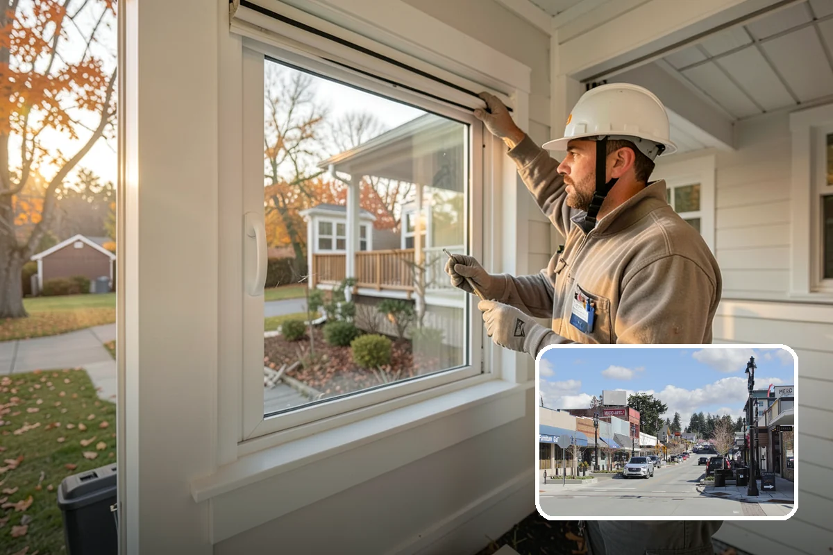 Window Installation in Bothell, King County, WA - Precise framing for a square, smooth-operating window