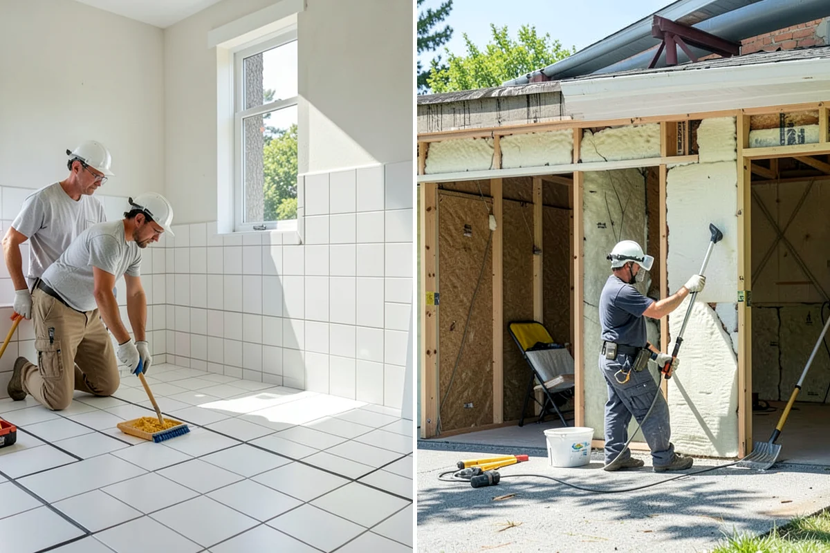 Window Installation in Concrete, Skagit County, WA - Lay out and frame the rough opening to spec