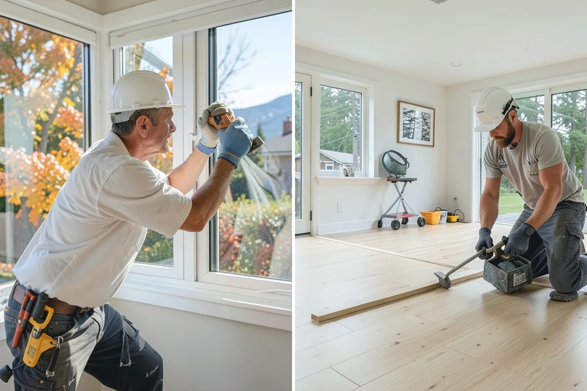 Window Installation in Coupeville, Island County, WA - Lay out and frame the rough opening to spec