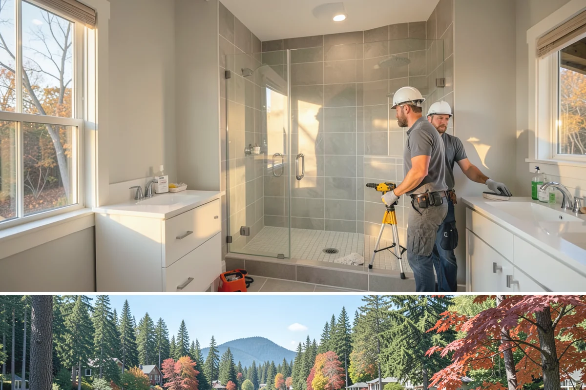 Window Installation in Covington, King County, WA - New openings are best cut and dried-in during a stretch of fair weather, but we tarp and protect the work so installations can...