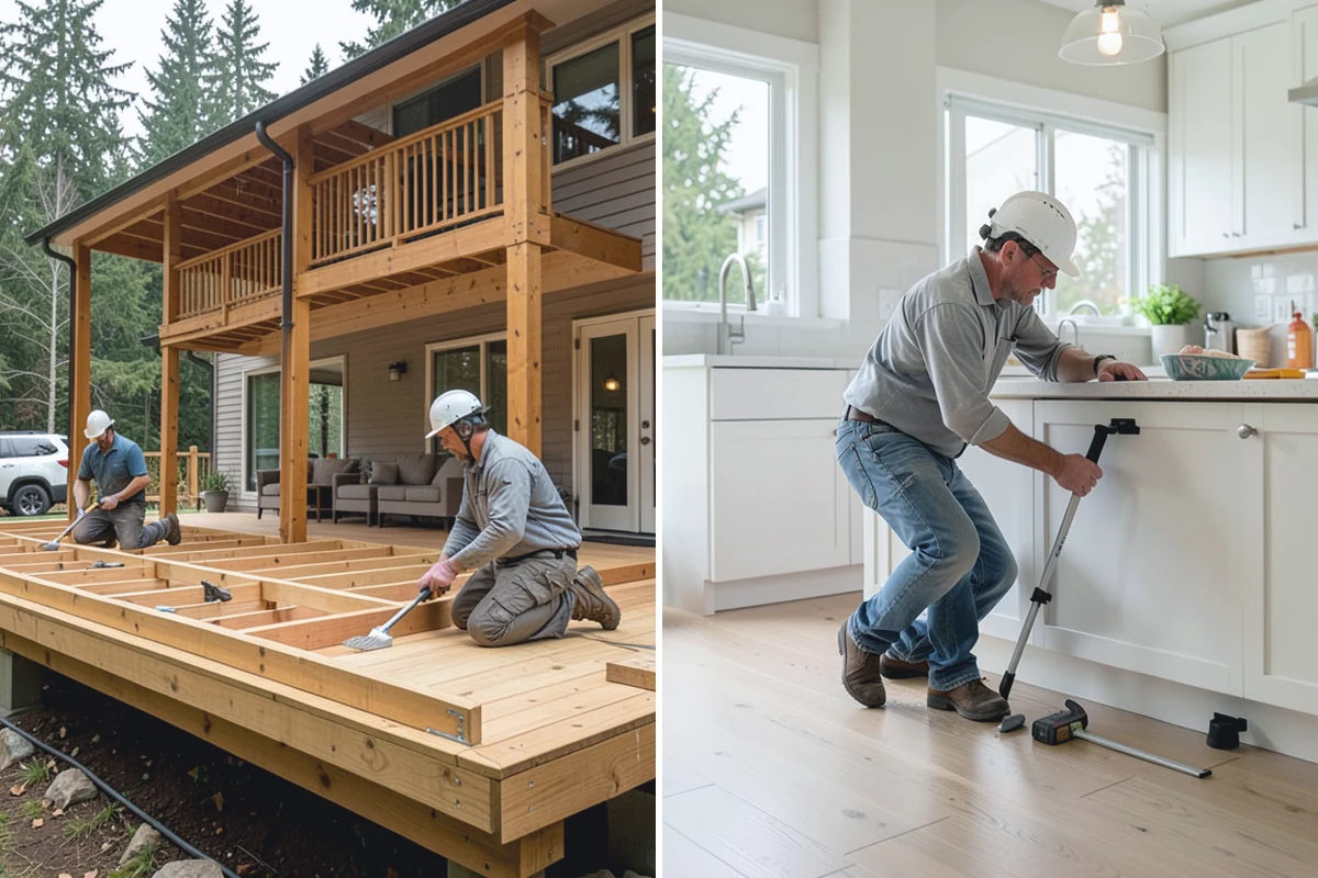 Window Installation in Darrington, Snohomish County, WA - Lay out and frame the rough opening to spec