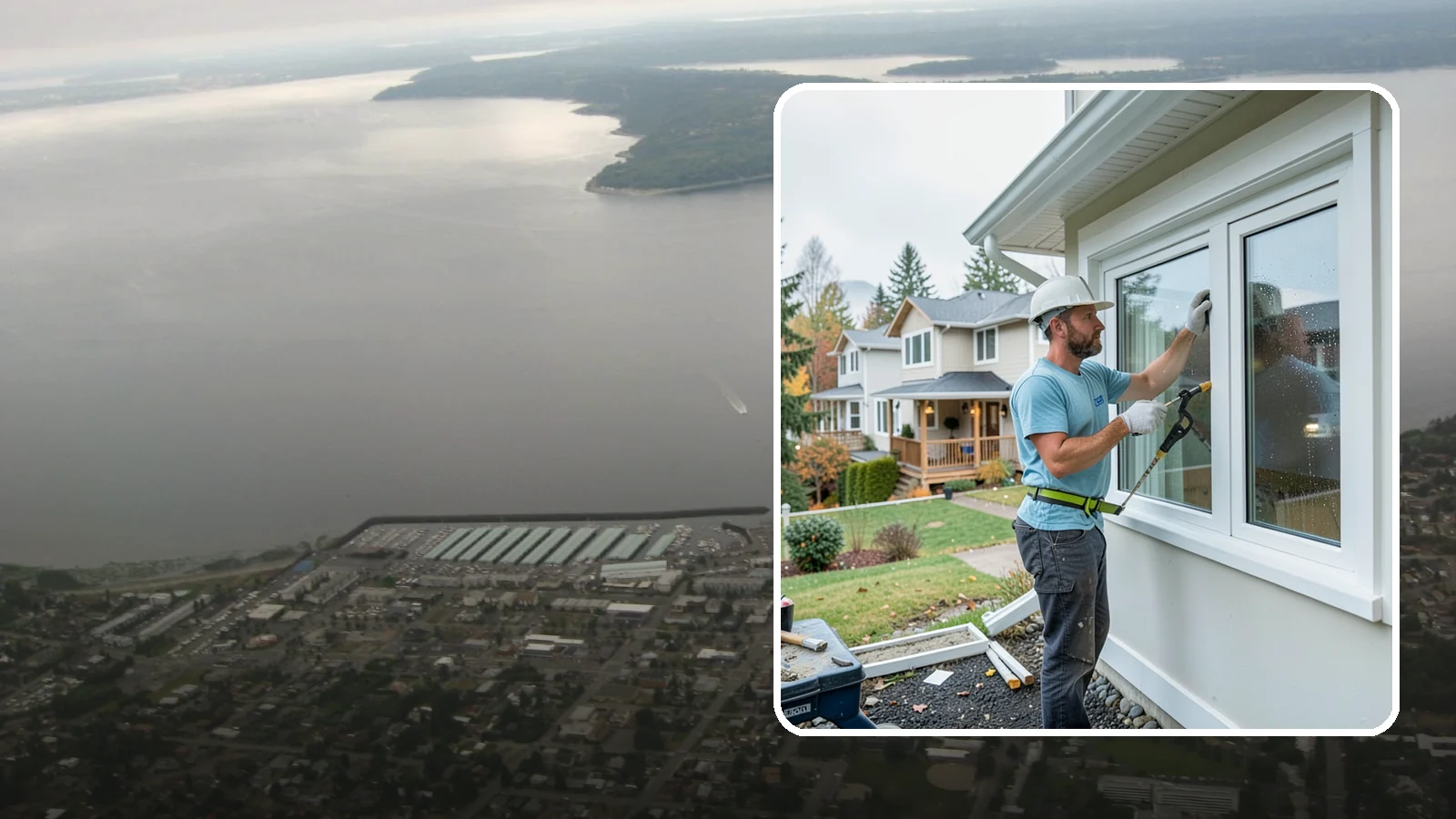 Window Installation in Des Moines, King County, WA - Installing brand-new windows in remodels, additions, and fresh openings with proper flashing for our rainy region.