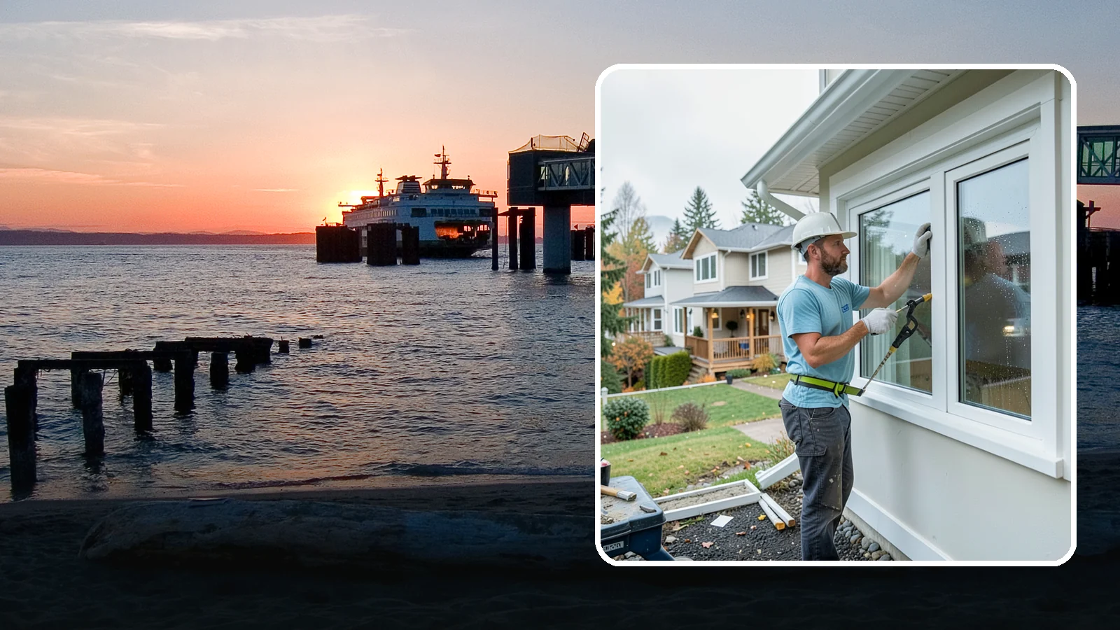 Window Installation in Edmonds, Snohomish County, WA - Installing brand-new windows in remodels, additions, and fresh openings with proper flashing for our rainy region.
