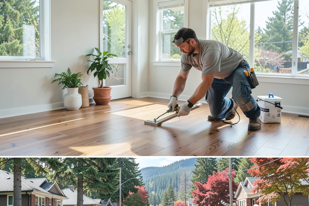 Window Installation in Hunts Point, King County, WA - New openings are best cut and dried-in during a stretch of fair weather, but we tarp and protect the work so installations can...