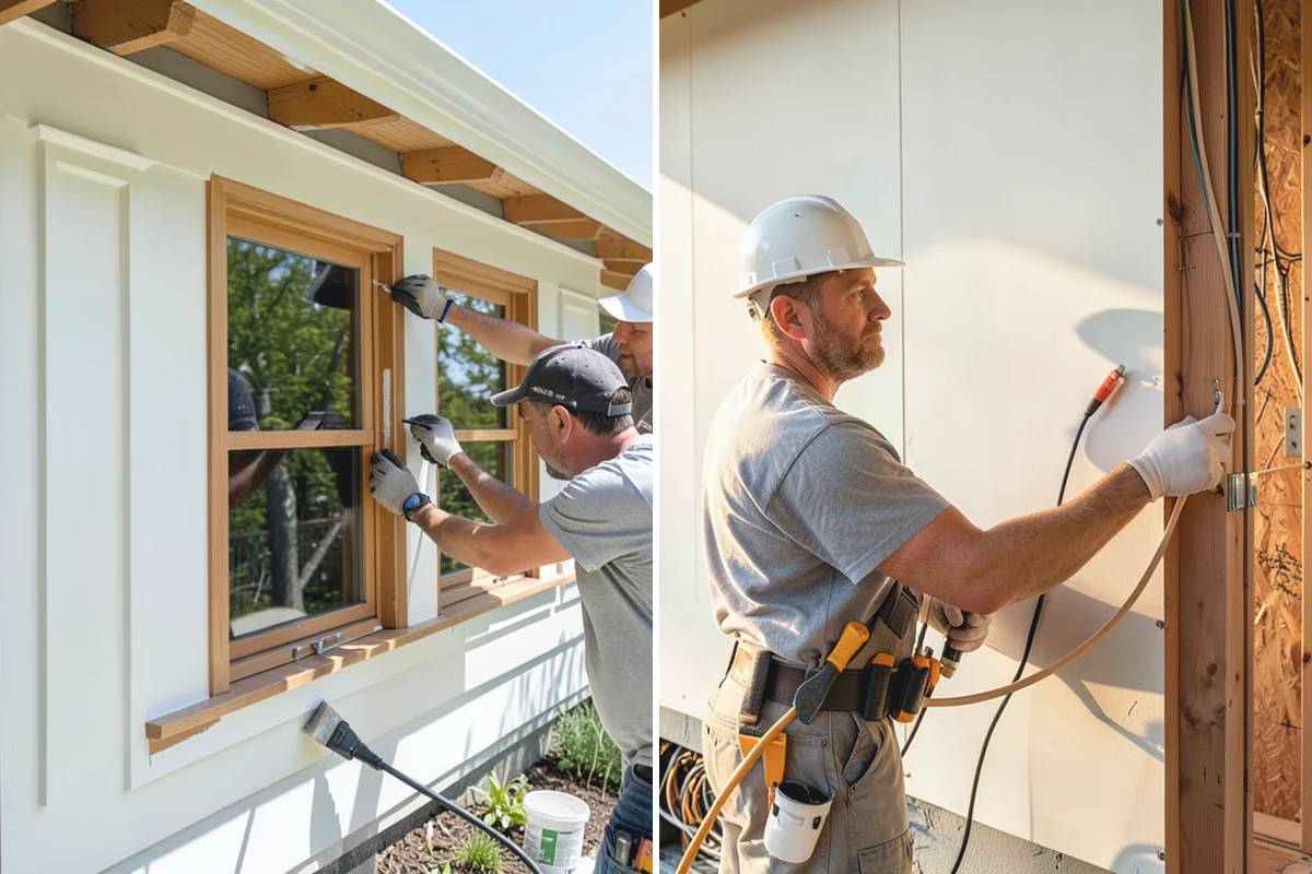 Window Installation in Marysville, Snohomish County, WA - Lay out and frame the rough opening to spec