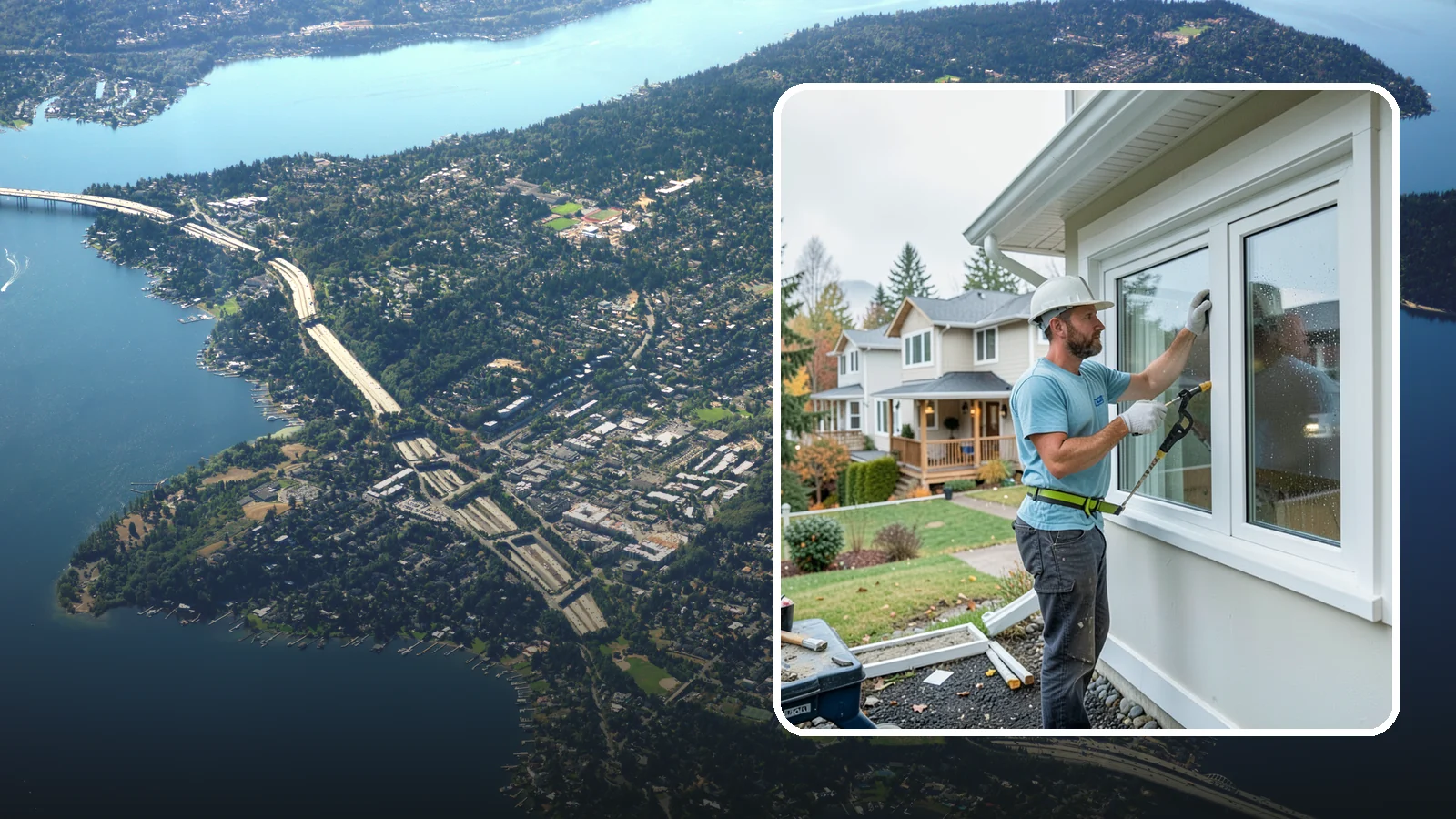 Window Installation in Mercer Island, King County, WA - Installing brand-new windows in remodels, additions, and fresh openings with proper flashing for our rainy region.