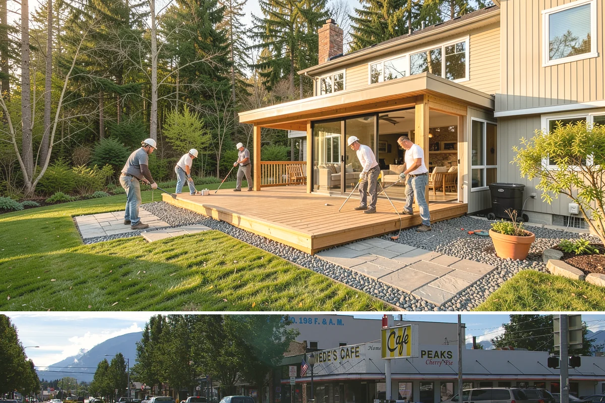 Window Installation in North Bend, King County, WA - New openings are best cut and dried-in during a stretch of fair weather, but we tarp and protect the work so installations can...