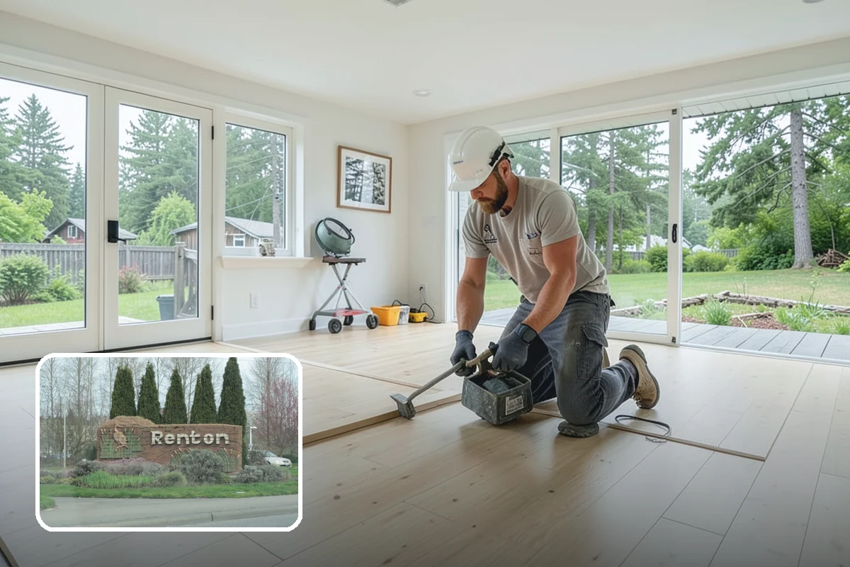 Window Installation in Renton, King County, WA - Precise framing for a square, smooth-operating window