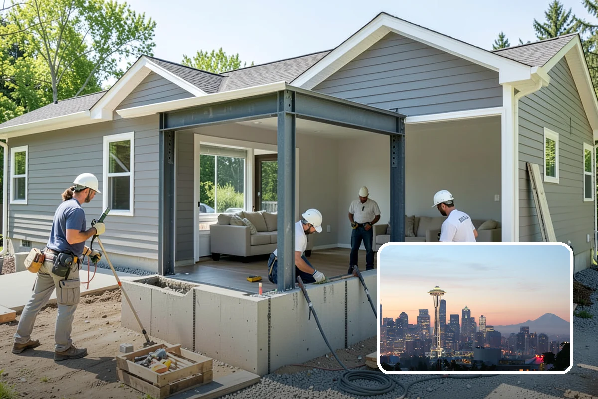 Window Installation in Seattle, King County, WA - Precise framing for a square, smooth-operating window