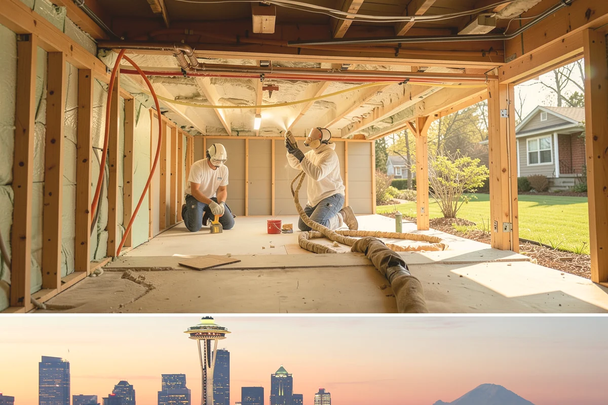 Window Installation in Seattle, King County, WA - New openings are best cut and dried-in during a stretch of fair weather, but we tarp and protect the work so installations can...