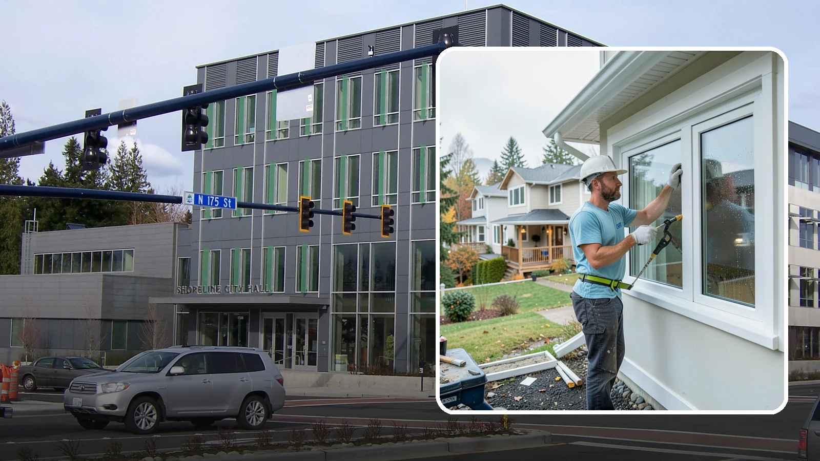 Window Installation in Shoreline, King County, WA - Installing brand-new windows in remodels, additions, and fresh openings with proper flashing for our rainy region.