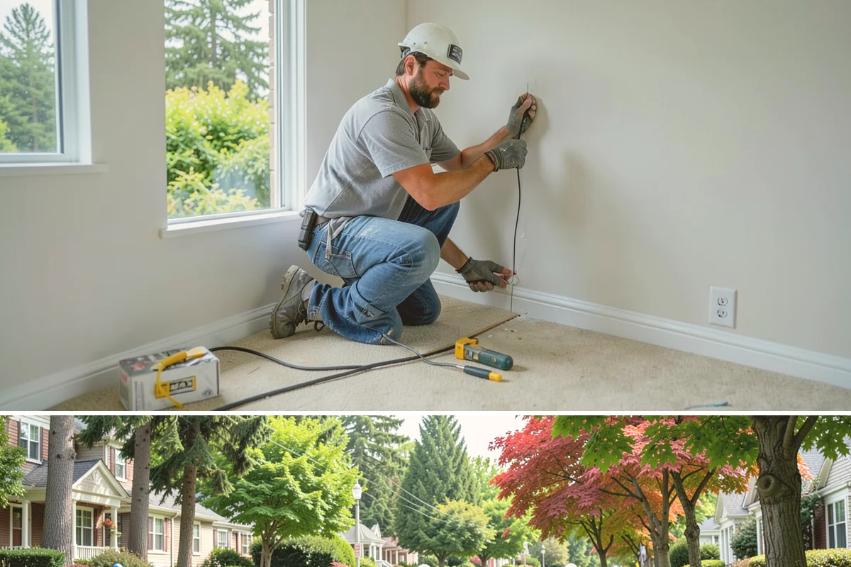 Window Repair in Beaux Arts Village, King County, WA - Dry weather is best for resealing exterior window perimeters.