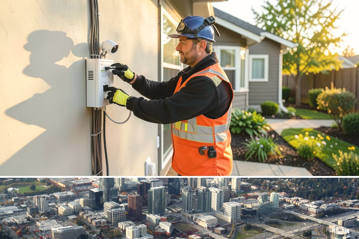 Window Repair in Bellevue, King County, WA - Dry weather is best for resealing exterior window perimeters.