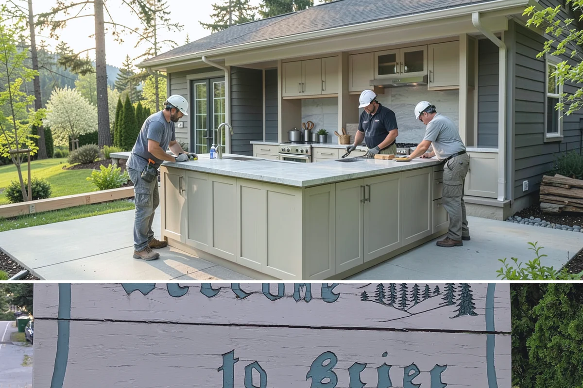Window Repair in Brier, Snohomish County, WA - Dry weather is best for resealing exterior window perimeters.