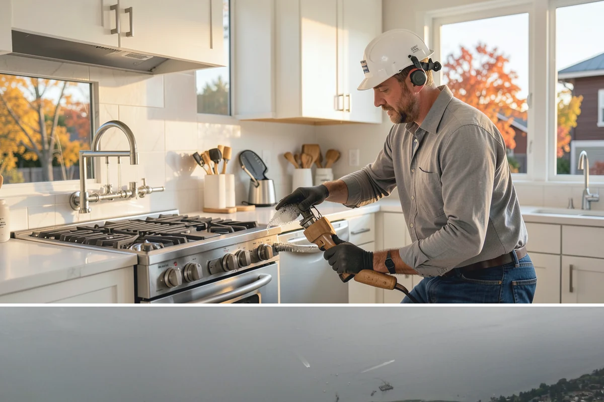 Window Repair in Des Moines, King County, WA - Dry weather is best for resealing exterior window perimeters.