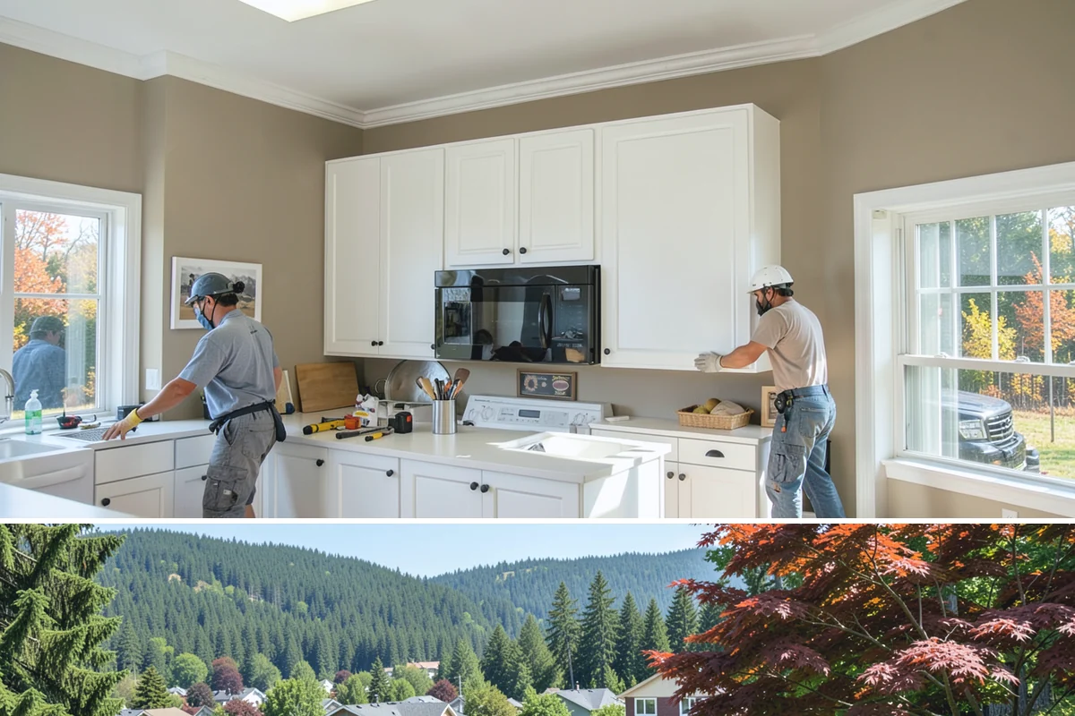 Window Repair in Index, Snohomish County, WA - Dry weather is best for resealing exterior window perimeters.