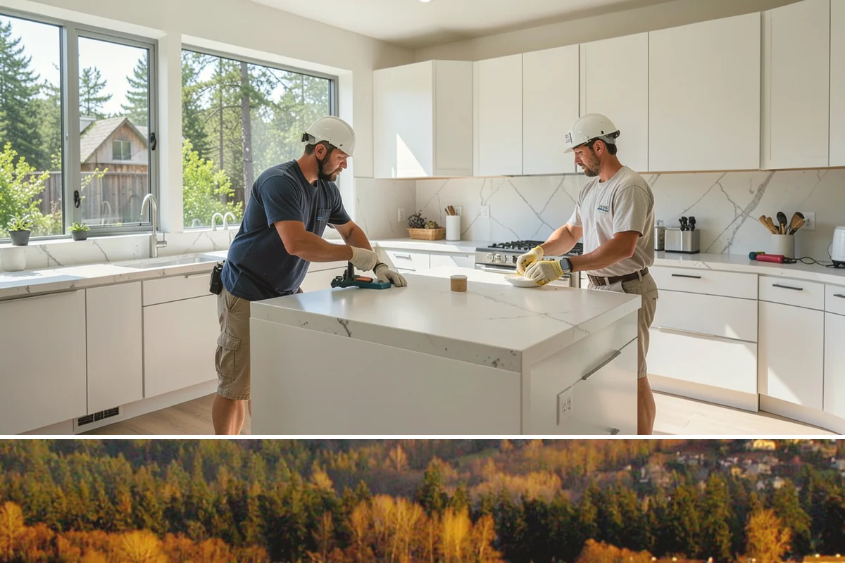 Window Repair in Kenmore, King County, WA - Dry weather is best for resealing exterior window perimeters.