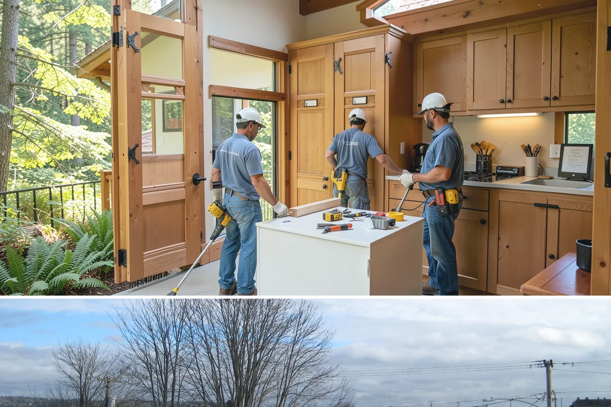 Window Repair in Langley, Island County, WA - Dry weather is best for resealing exterior window perimeters.