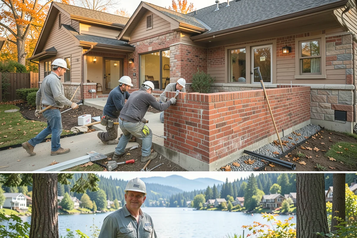 Window Repair in Milton, King County, WA - Dry weather is best for resealing exterior window perimeters.