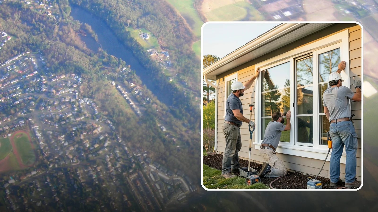 Window Replacement in Algona, King County, WA - Swapping out aged, failing windows throughout your home for modern, weather-tight units suited to Puget Sound's damp climate.