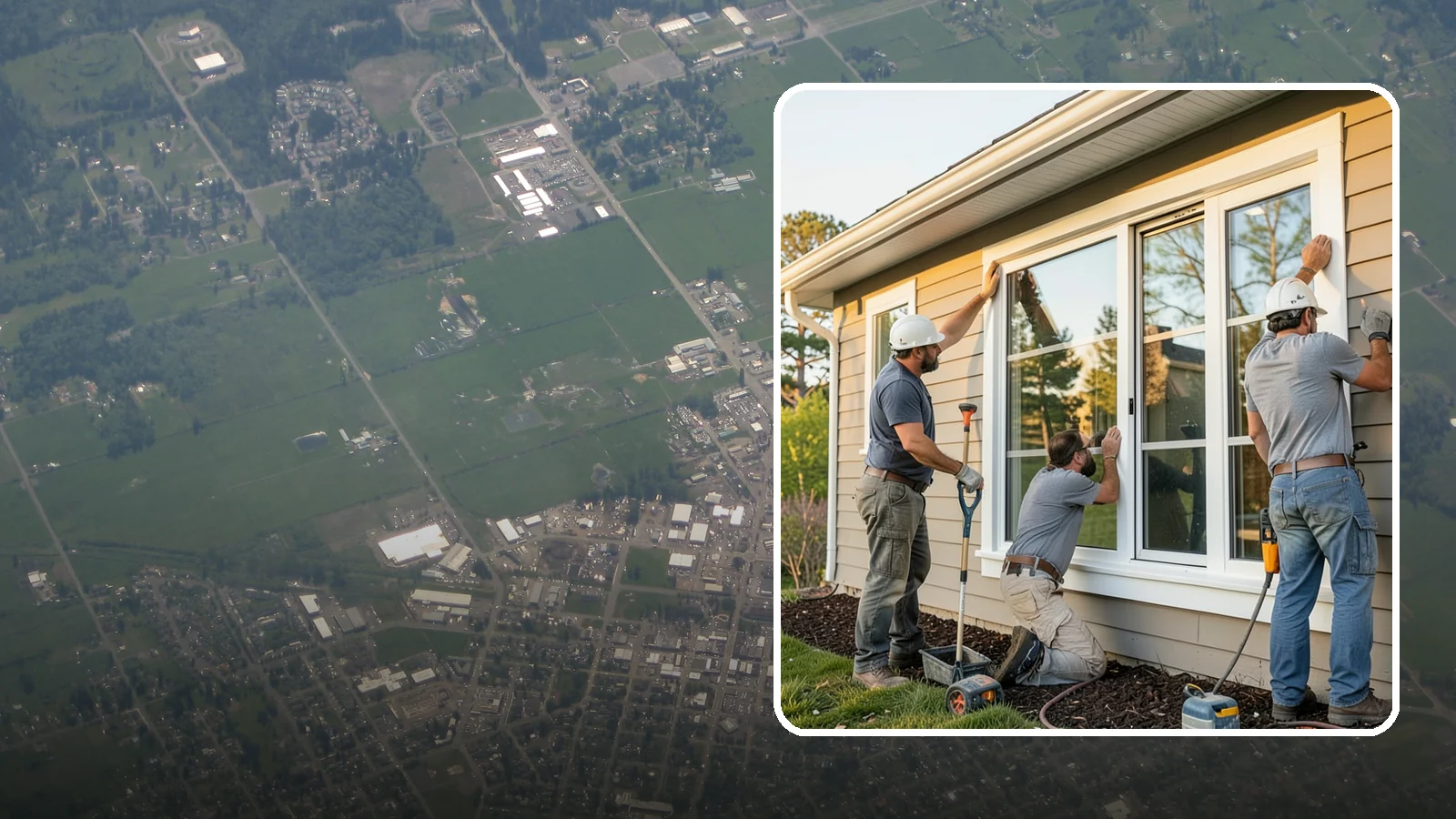Window Replacement in Enumclaw, King County, WA - Swapping out aged, failing windows throughout your home for modern, weather-tight units suited to Puget Sound's damp climate.