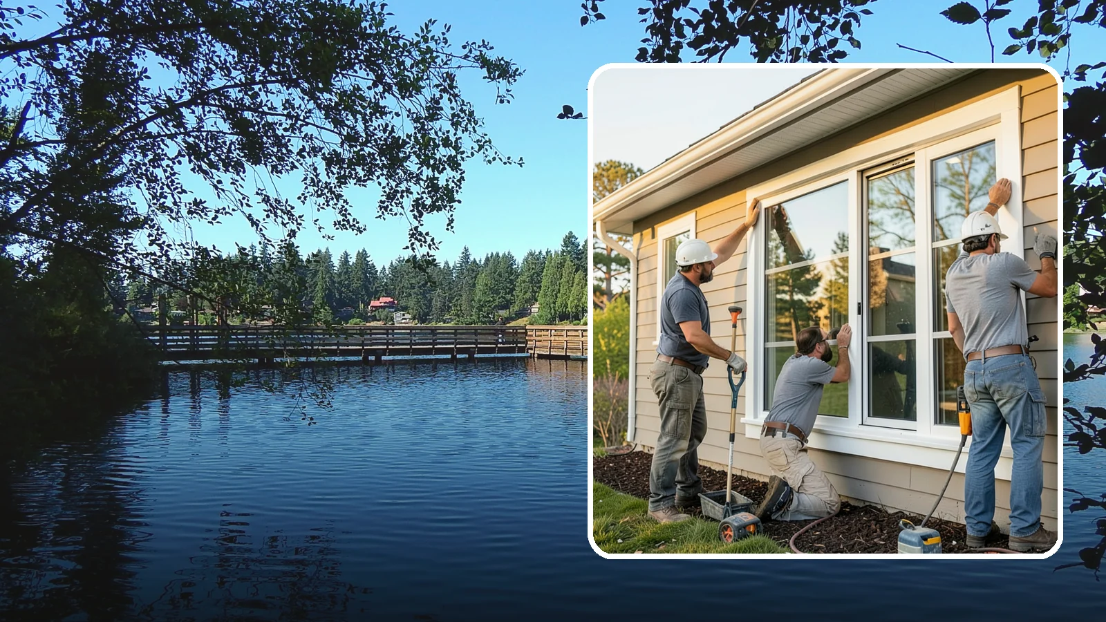 Window Replacement in Federal Way, King County, WA - Swapping out aged, failing windows throughout your home for modern, weather-tight units suited to Puget Sound's damp climate.
