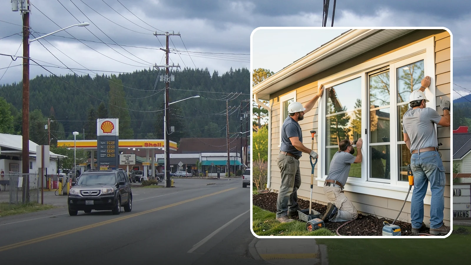 Window Replacement in Granite Falls, Snohomish County, WA - Swapping out aged, failing windows throughout your home for modern, weather-tight units suited to Puget Sound's damp climate.